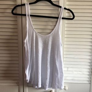 White tank top